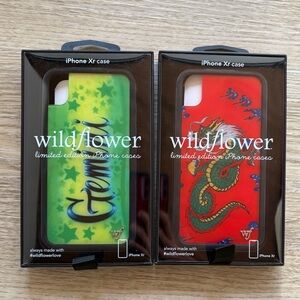 NWT - Wildflower iPhone Cases XR Gemini and Red Dragon 2 Cases New in Boxes